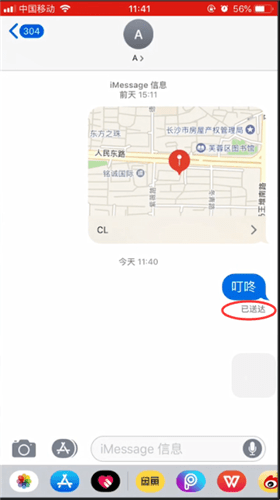 苹果手机里imessage查看已读的简单操作截图