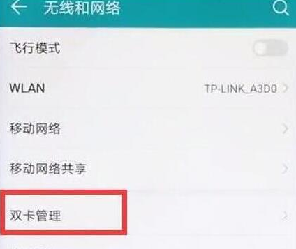 荣耀20中将双4g打开的详细操作步骤截图