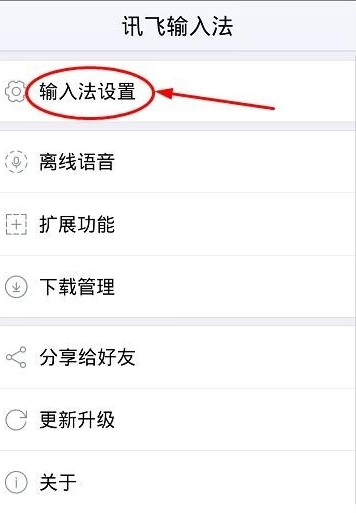 讯飞输入法中将键盘手写功能打开的详细步骤截图