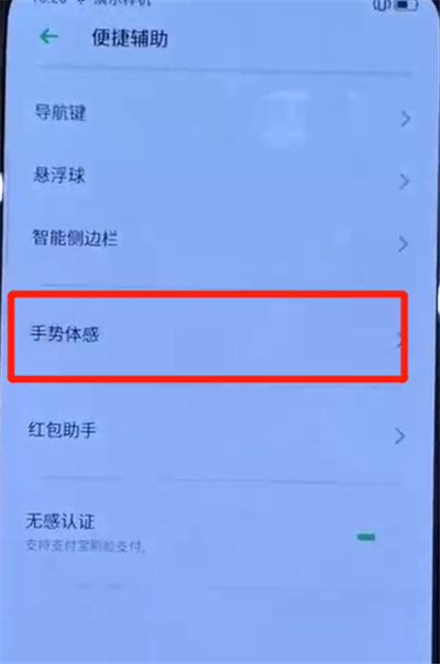 opporeno中设置抬起亮屏的操作教程截图