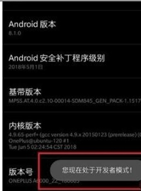 一加7T Pro中打开usb调试的简单操作教程截图