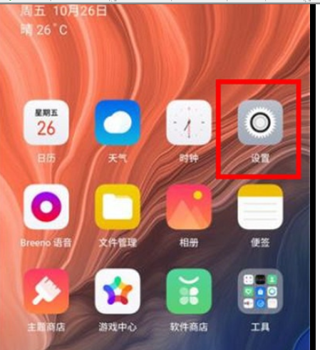 Reno Ace中调节字体大小的简单操作教程截图