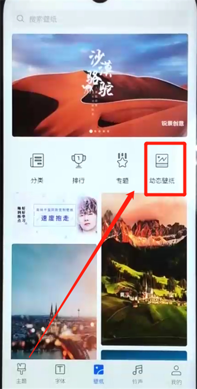 荣耀10青春版设置动态壁纸的操作教程截图