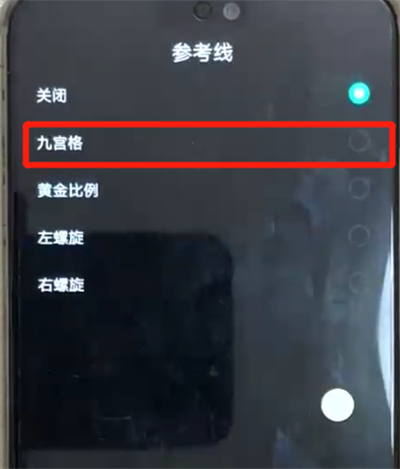 荣耀8x打开相机网格的操作教程截图
