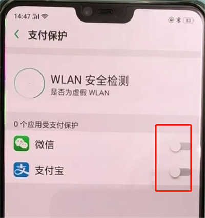 oppoa3开启支付保护功能的简单步骤截图