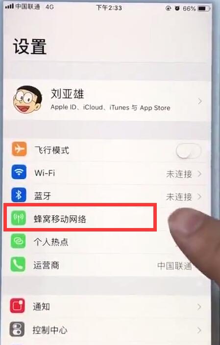 苹果7plus中查看移动流量的详细步骤截图