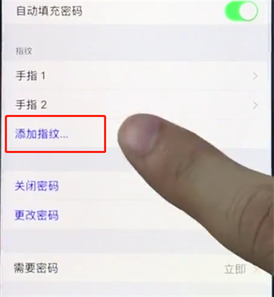 ios12中使用录指纹的简单流程截图