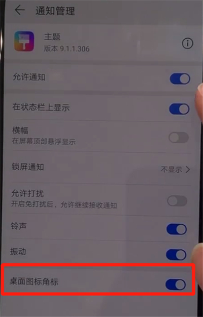 华为nova5中关闭应用角标的操作方法截图