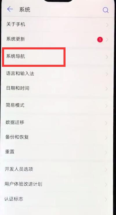 华为nova3e中隐藏导航键的详细步骤截图