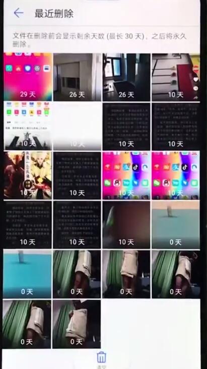 华为nova3e中恢复已删除照片的详细步骤截图