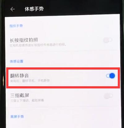 一加6开启翻转静音的简单步骤截图