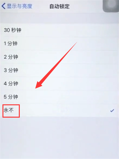 苹果6plus设置屏幕常亮的简单步骤截图