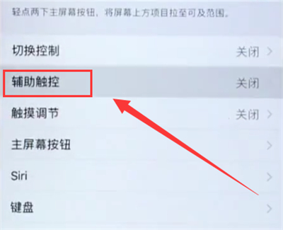 苹果6plus打开小白点的简单步骤截图