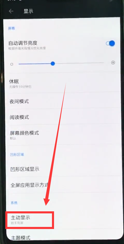 一加6中开启抬手亮屏的操作步骤截图