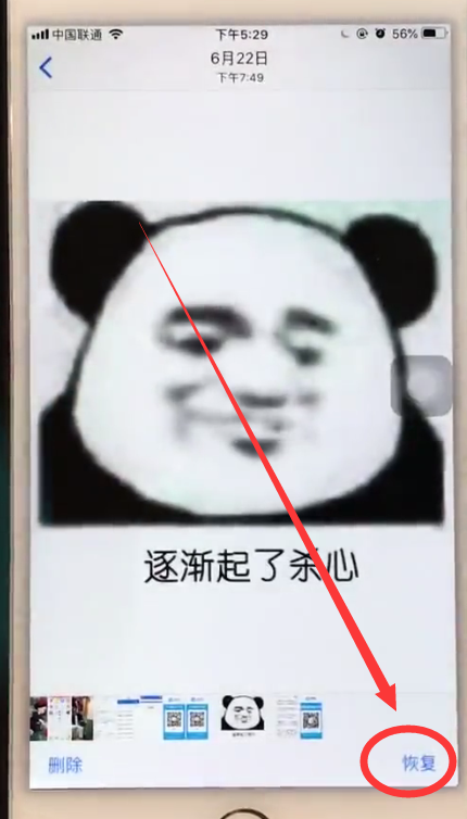 iphone6中找回最近删除的照片的操作步骤截图