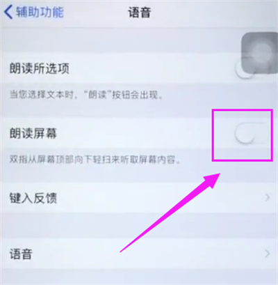 iphone6plus开启朗读屏幕的详细步骤截图