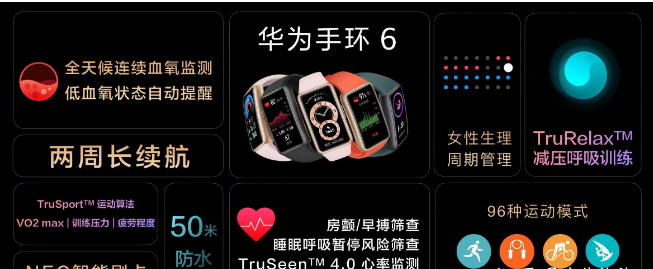 华为手环6配置如何?华为手环6配置的相关讲解截图