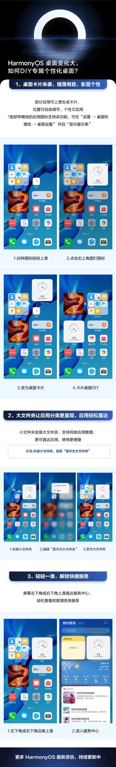 今天说说华为鸿蒙专属个性化桌面设置技巧 华为鸿蒙系统桌面怎么设置好看。