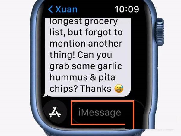 AppleWatchSeries7如何打字聊天?AppleWatchSeries7打字聊天的方法