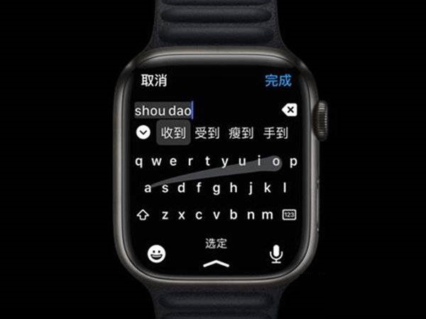 AppleWatchSeries7如何打字聊天?AppleWatchSeries7打字聊天的方法截图