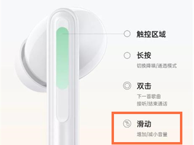 oppo无线耳机音量大小怎么调节?oppo无线耳机调节音量大小方法截图