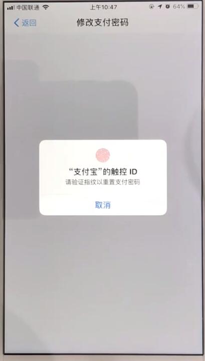 支付宝忘记密码的处理方法截图