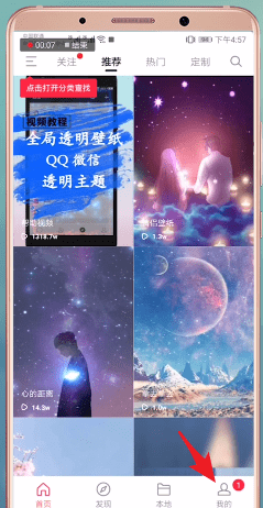 熊猫动态壁纸APP去掉水印的操作过程截图