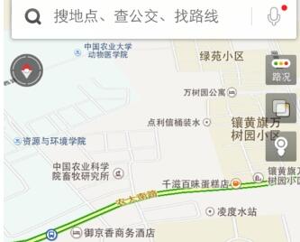 百度地图切换模式的简单教程我来教你截图