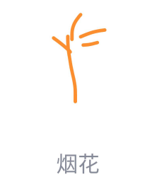 今天说说QQ画图红包烟花怎么画。