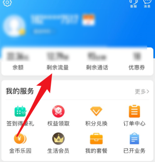 河南移动如何看流量使用情况