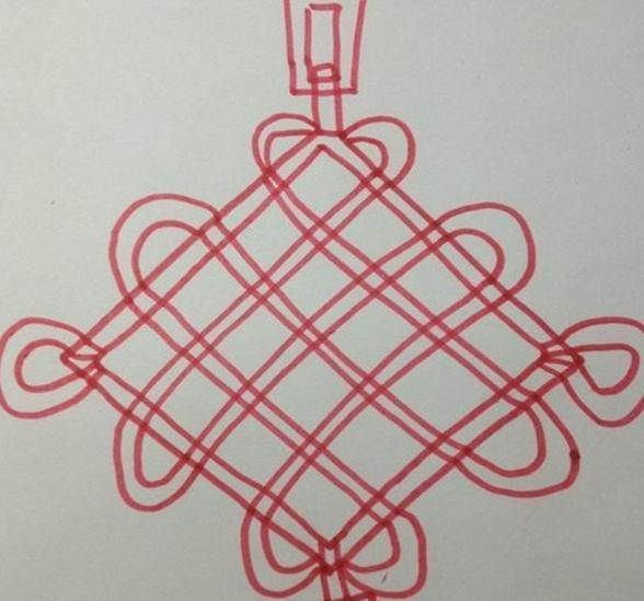 小编分享轻松学会在抖音中画中国结的图文教程截图