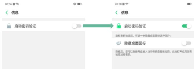realme Q设置隐藏应用的操作步骤截图