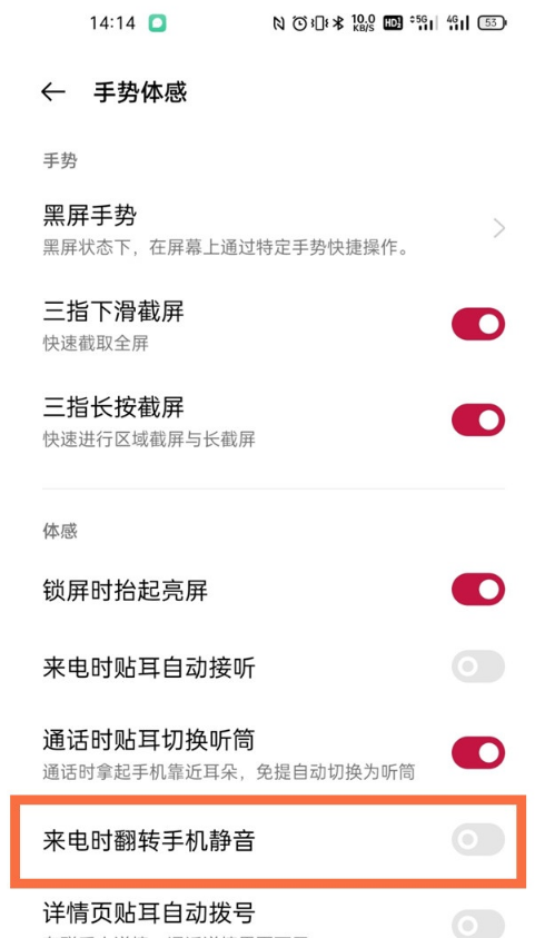 一加9r如何开启翻转静音?一加9r开启翻转静音的教程截图