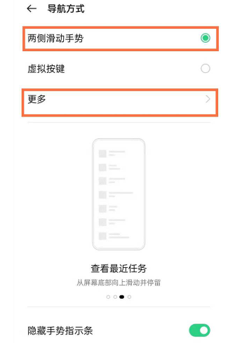 真我gt怎么设置全面屏手势 真我gt设置全面屏手势的方法截图