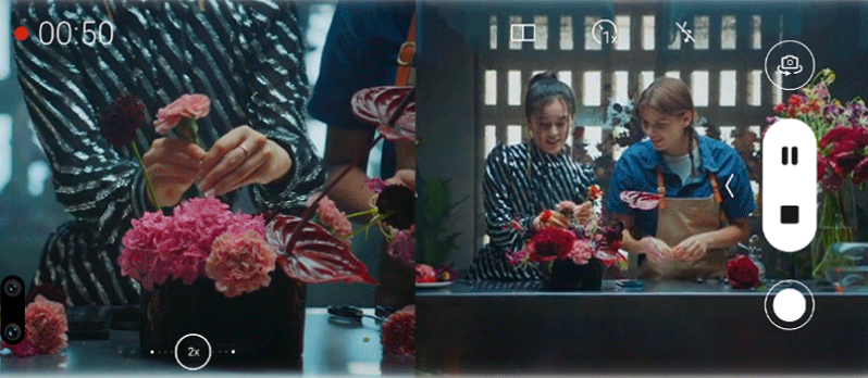 荣耀50Pro前后同时录像怎么用?荣耀50Pro使用前后同时录像的方法截图