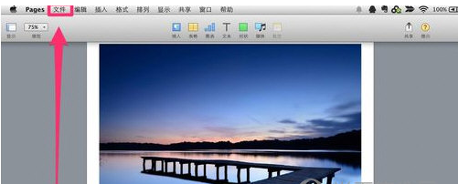 pages文稿如何保存。