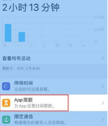 iphone12时间限额如何设置。