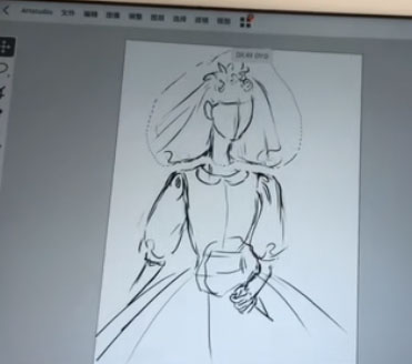 Procreate选区移动怎么不变形。