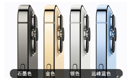 iphone13pro有多少种颜色。