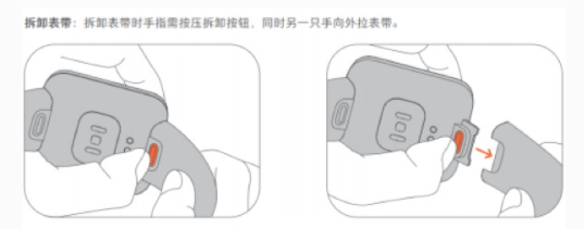 红米watch2如何拆表带。