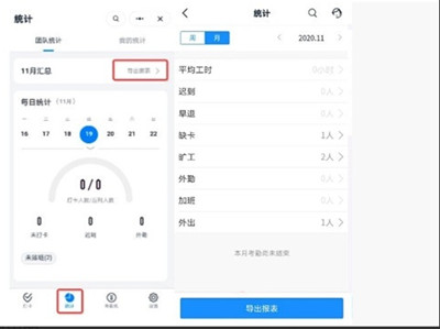 钉钉管理员怎么查看员工的考勤记录