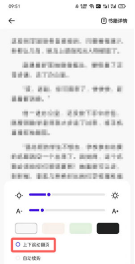夸克浏览器中看小说如何翻页