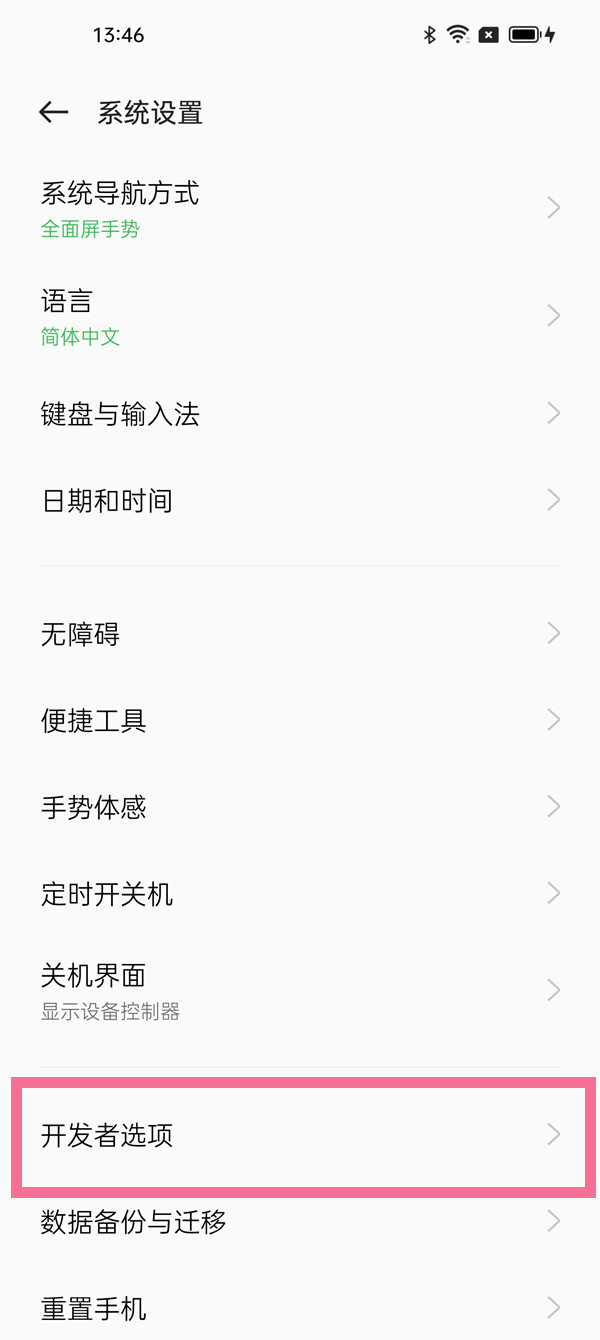 真我手机如何进入开发者模式