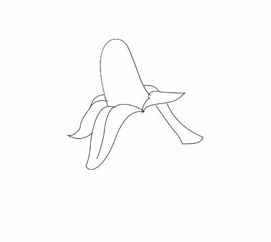 ps通过钢笔工具打造出香蕉的图文操作截图