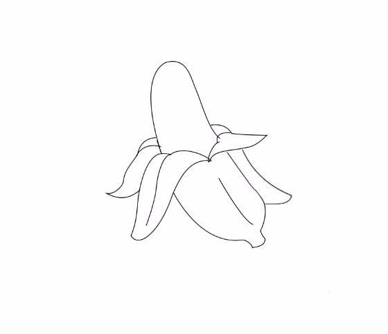 ps通过钢笔工具打造出香蕉的图文操作截图