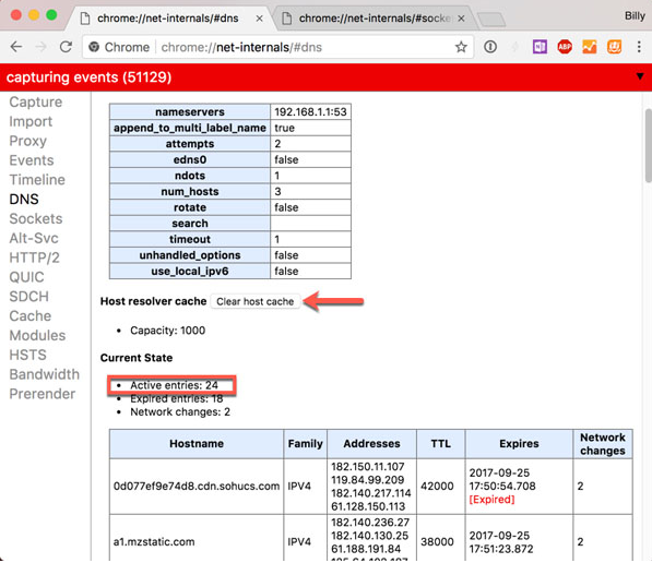 清理谷歌浏览器中DNS缓存的图文步骤详解