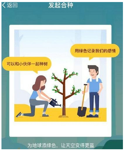 蚂蚁森林新玩法：能量不够就来合种树