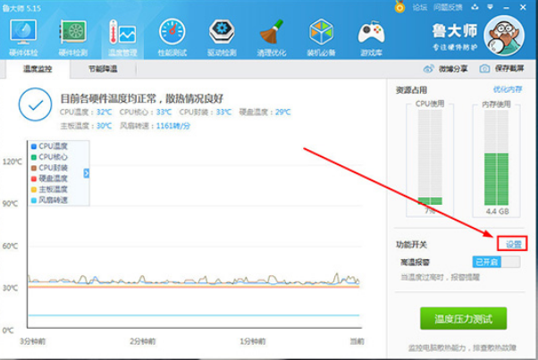鲁大师为什么一直弹出高温提示