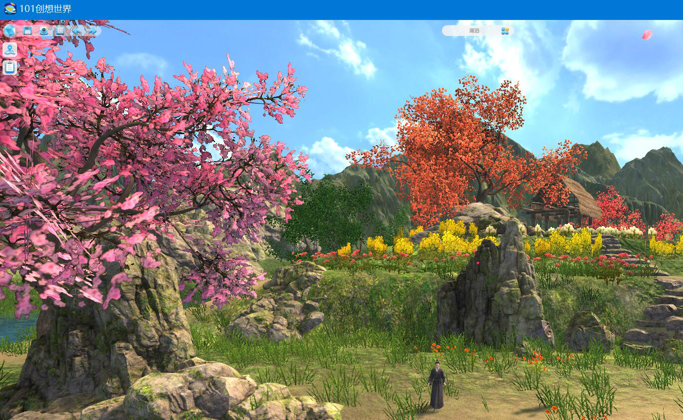 今天说说101创想世界如何删除模型。