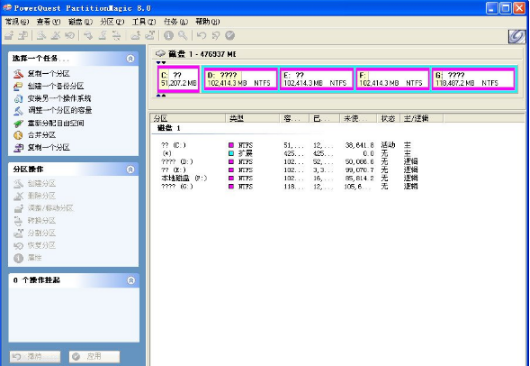 我来教你PowerQuest PartitionMagic如何实现硬盘分区。